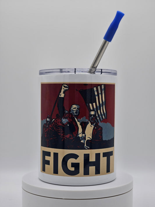 Fight Patriotic Cocktail tumbler